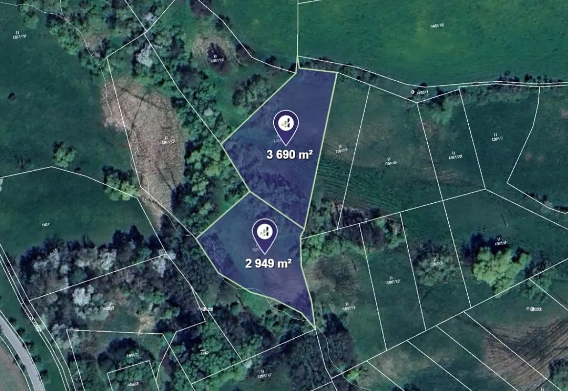 Prodej louky 6639 m²